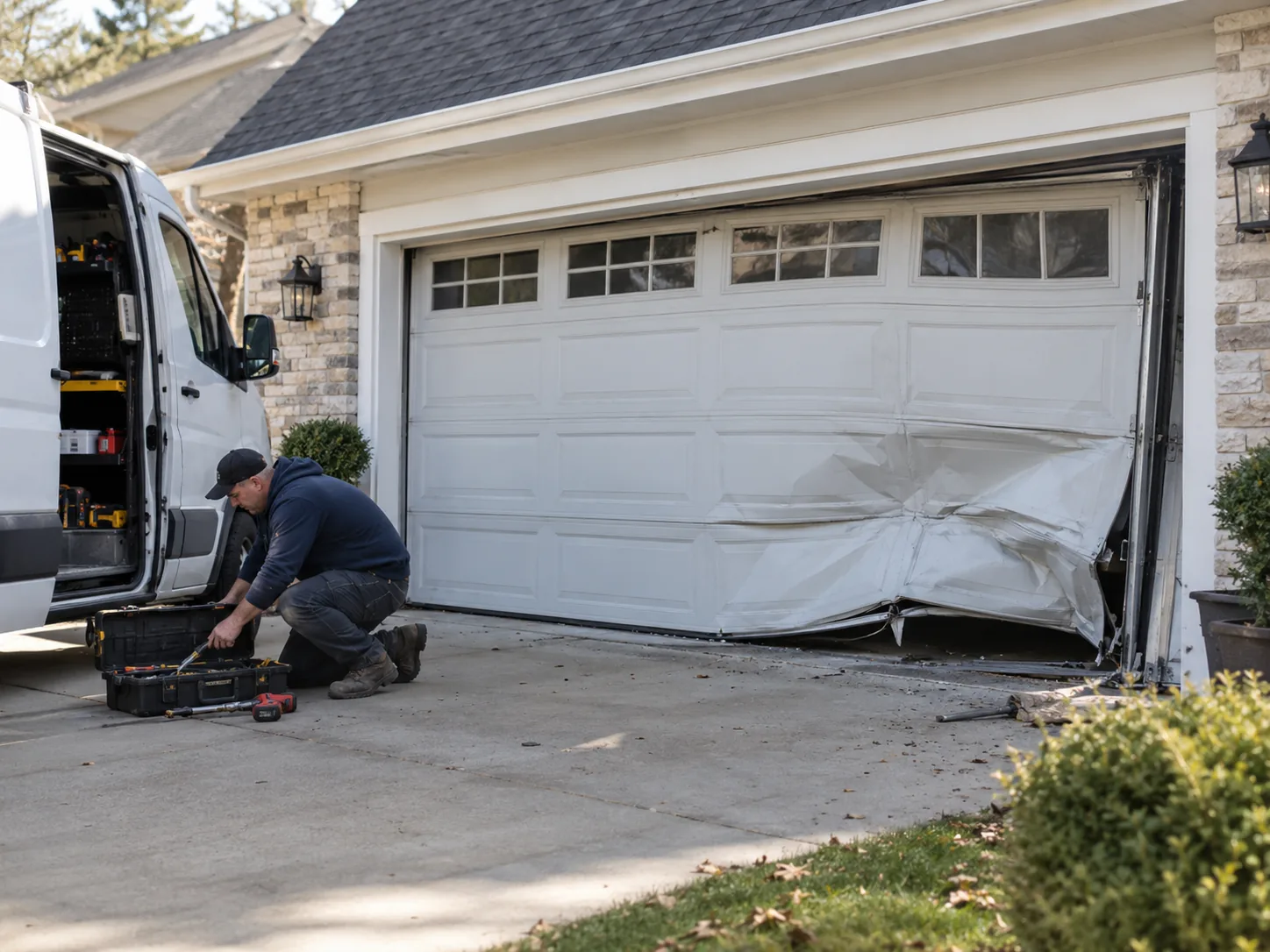 Emergency Garage Door Repair for Linden Homes in Fenton