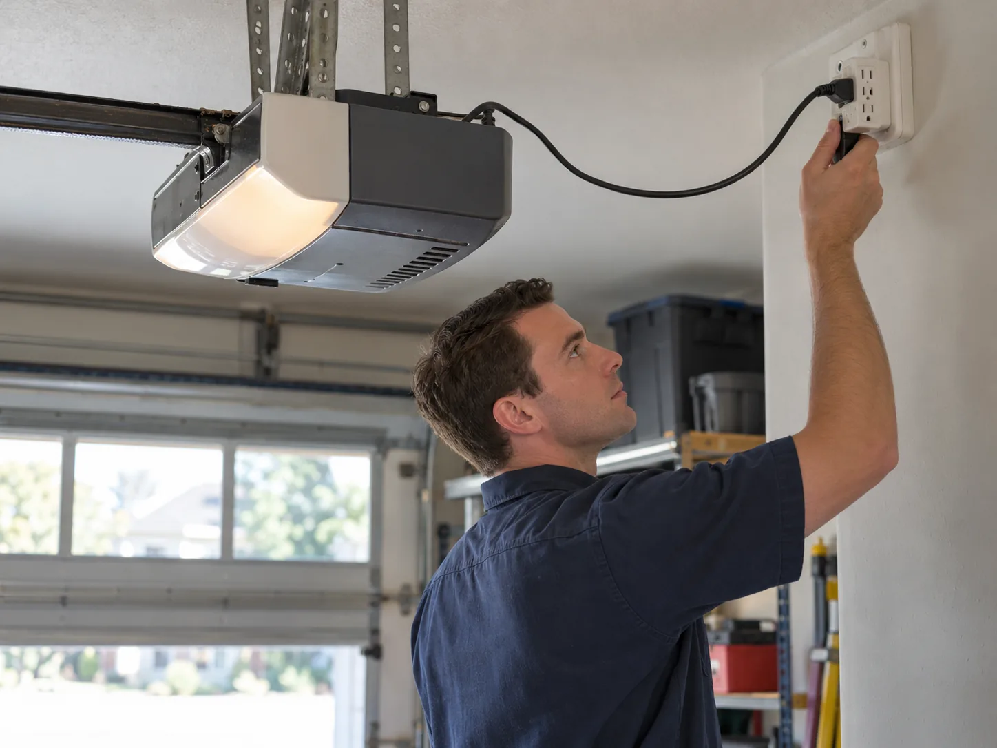 Garage Door Opener Installation for Durand Homes in Fenton