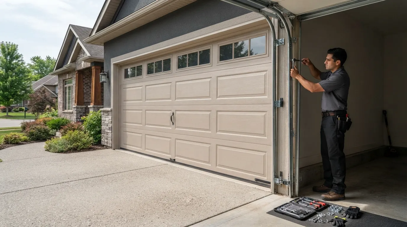 Garage Door Repair in Linden in Fenton