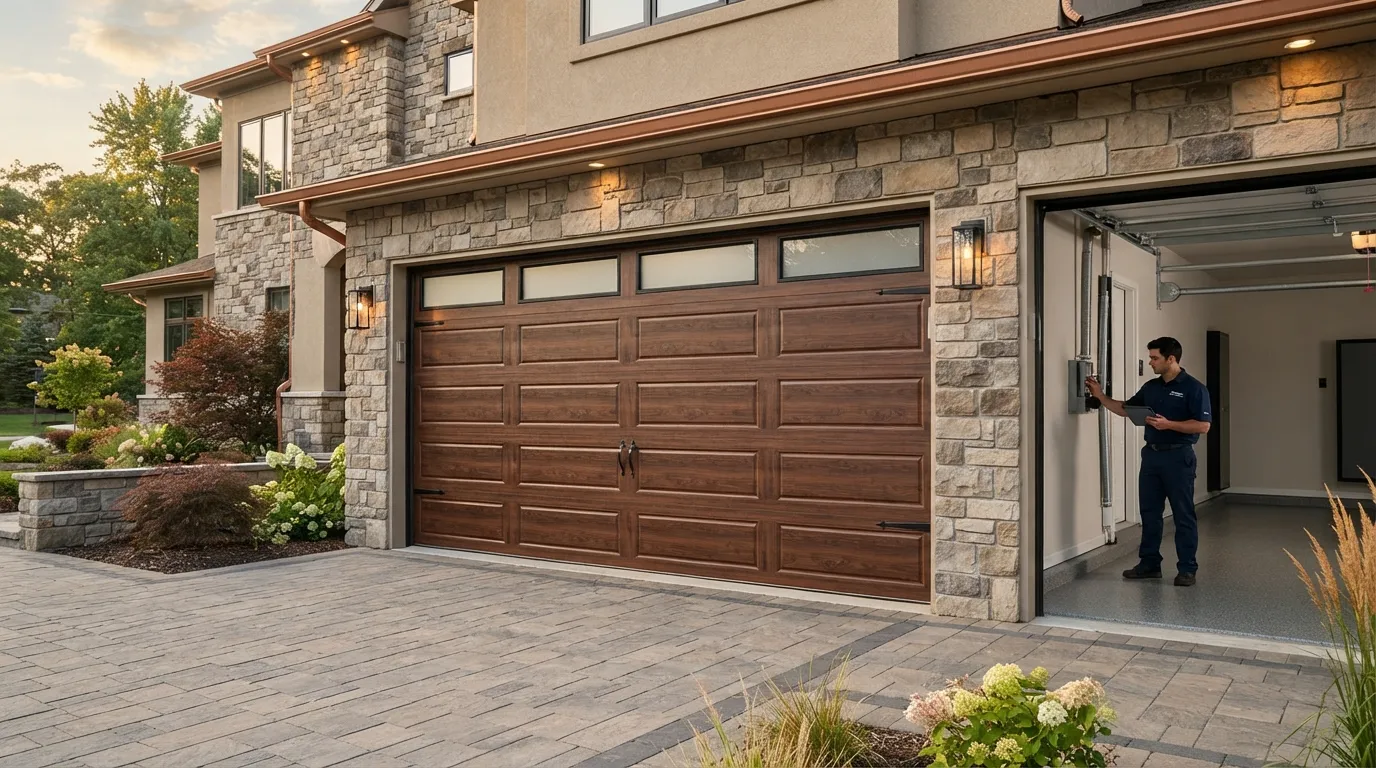 New Garage Door Installation for Ortonville Homes in Fenton