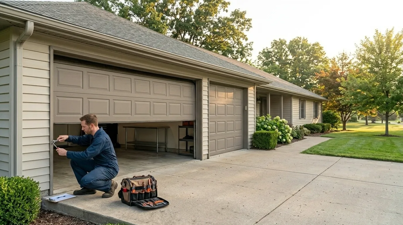 Off-Track Door Repair for Argentine's 1980s Garages in Fenton