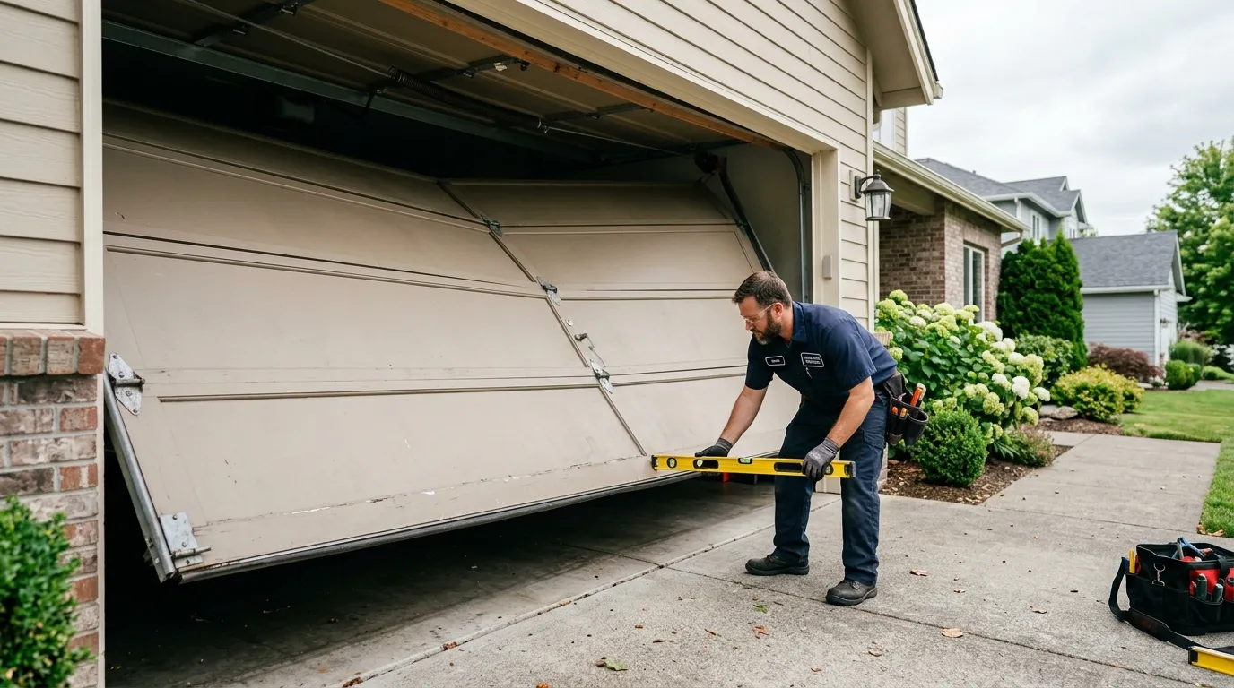 Off-Track Doors in Durand: Why 1950s Hardware Fails Different in Fenton