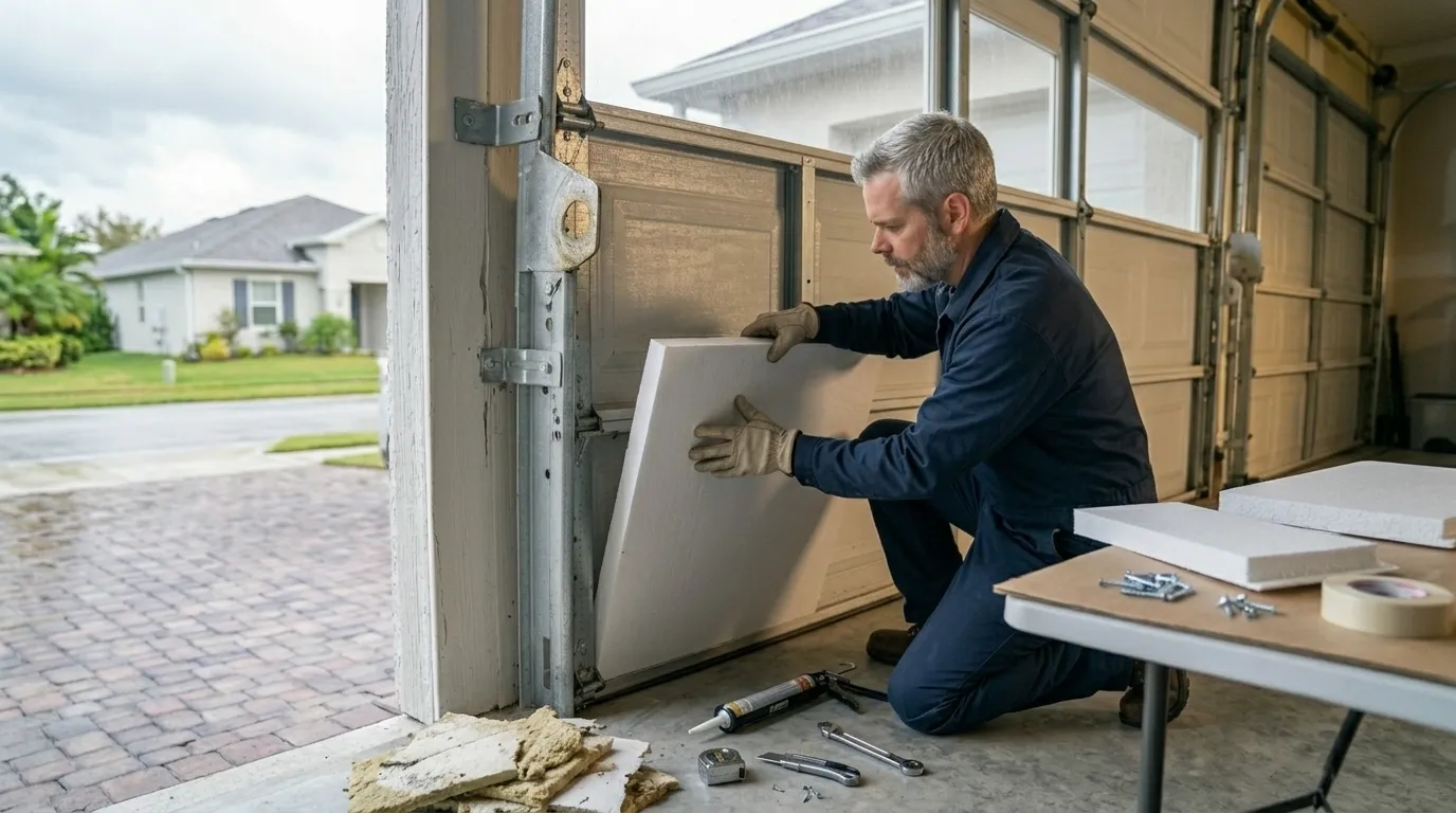 Panel Replacement for Durand's Older Garage Doors in Fenton